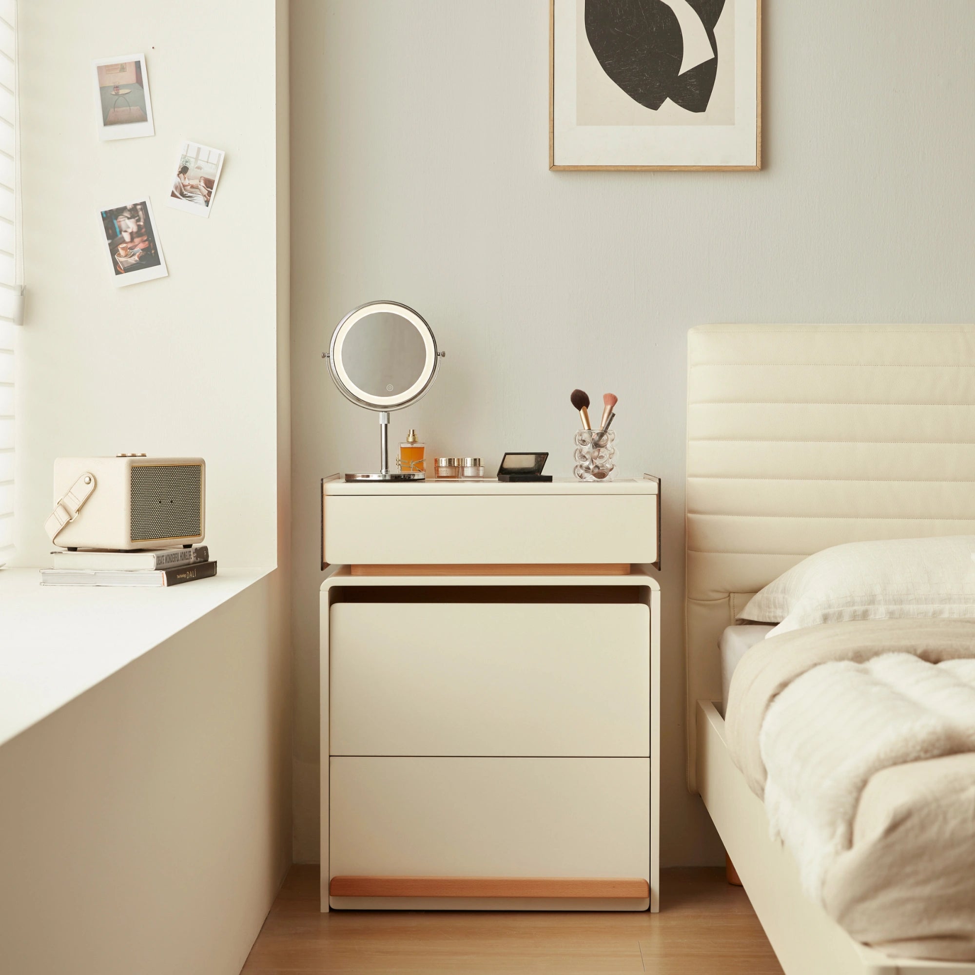 Linspire Evoke Dressing Table with Storage Stool