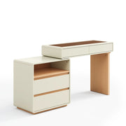 Linspire Evoke Extendable Dressing Table with 2 Drawers Cabinet
