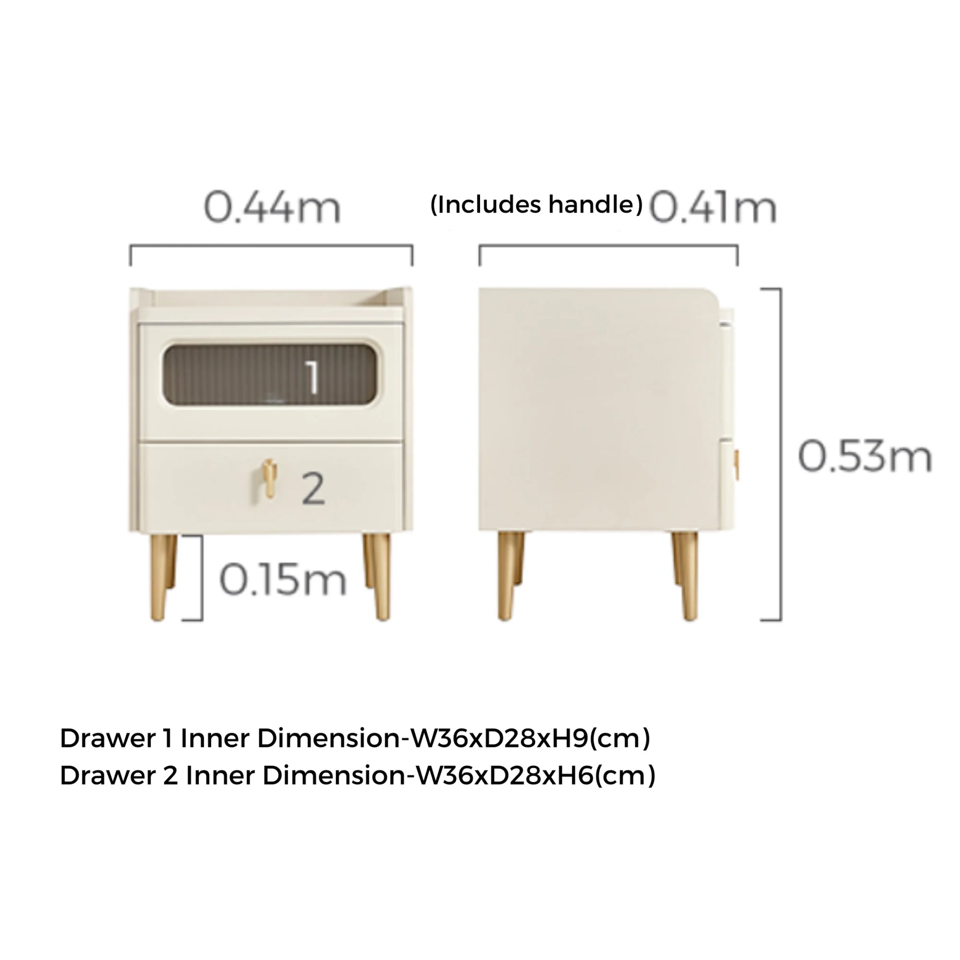 Linspire Haven Bedside Table