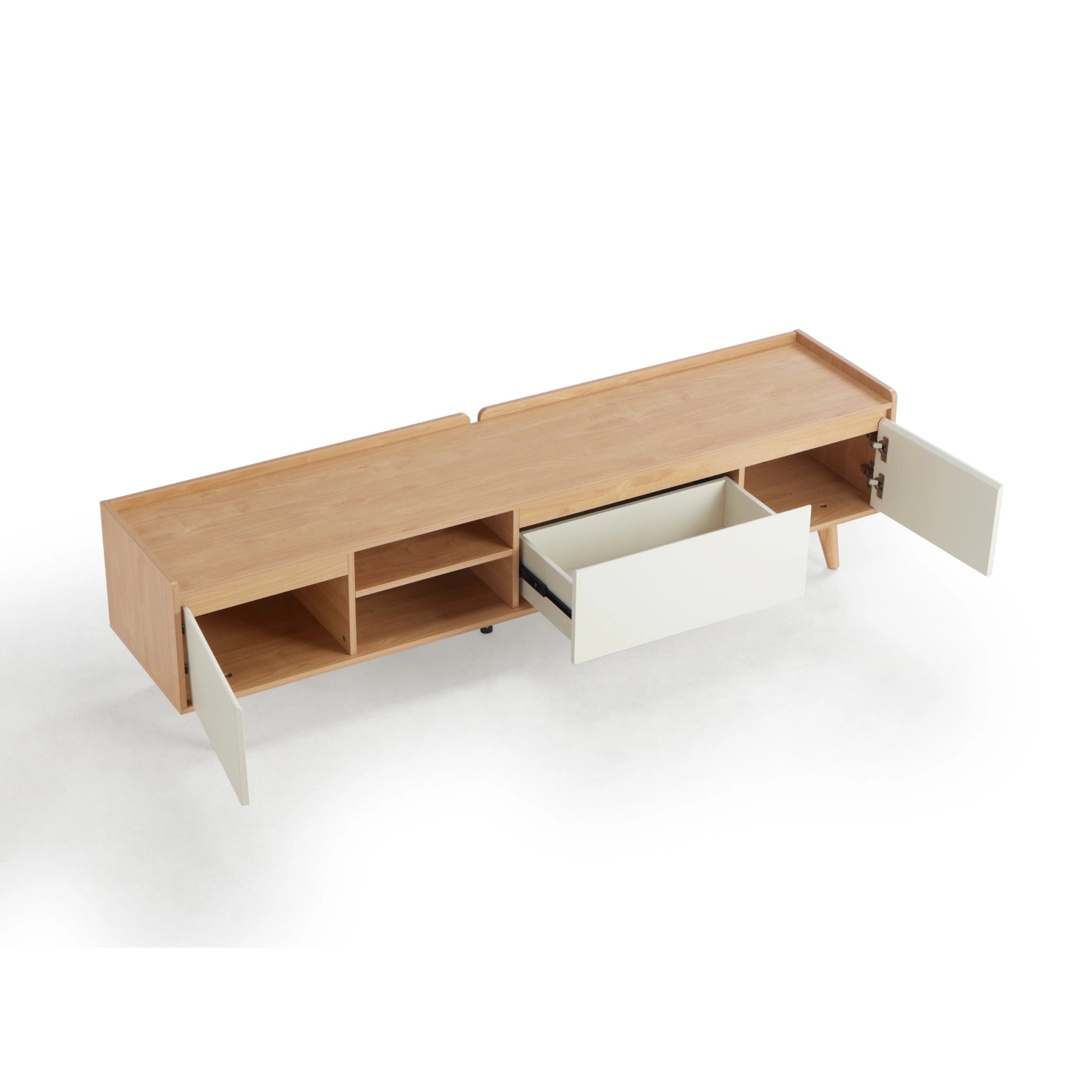 Linspire Karo Entertainment Unit with 3 Cabinets