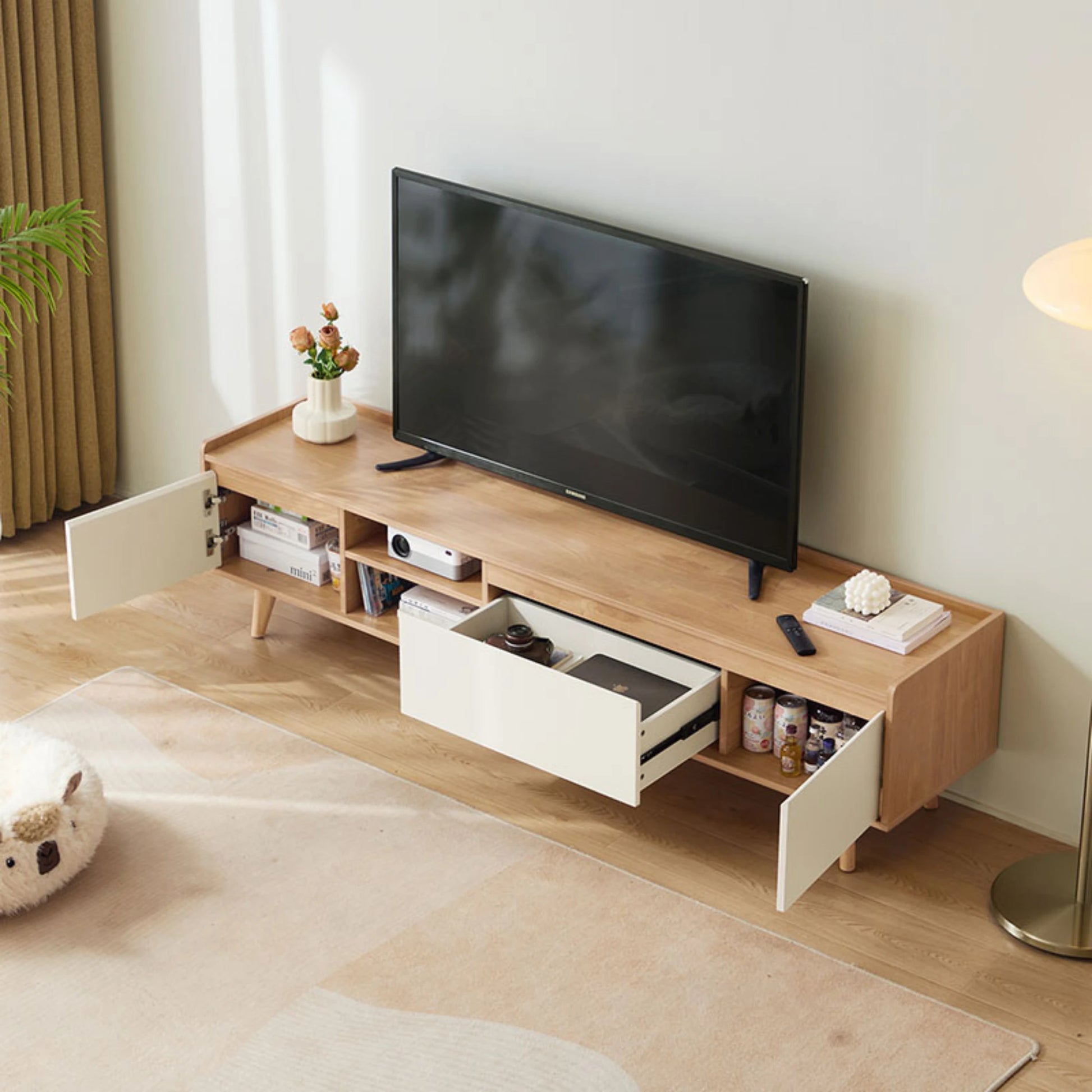 Linspire Karo Entertainment Unit with 3 Cabinets