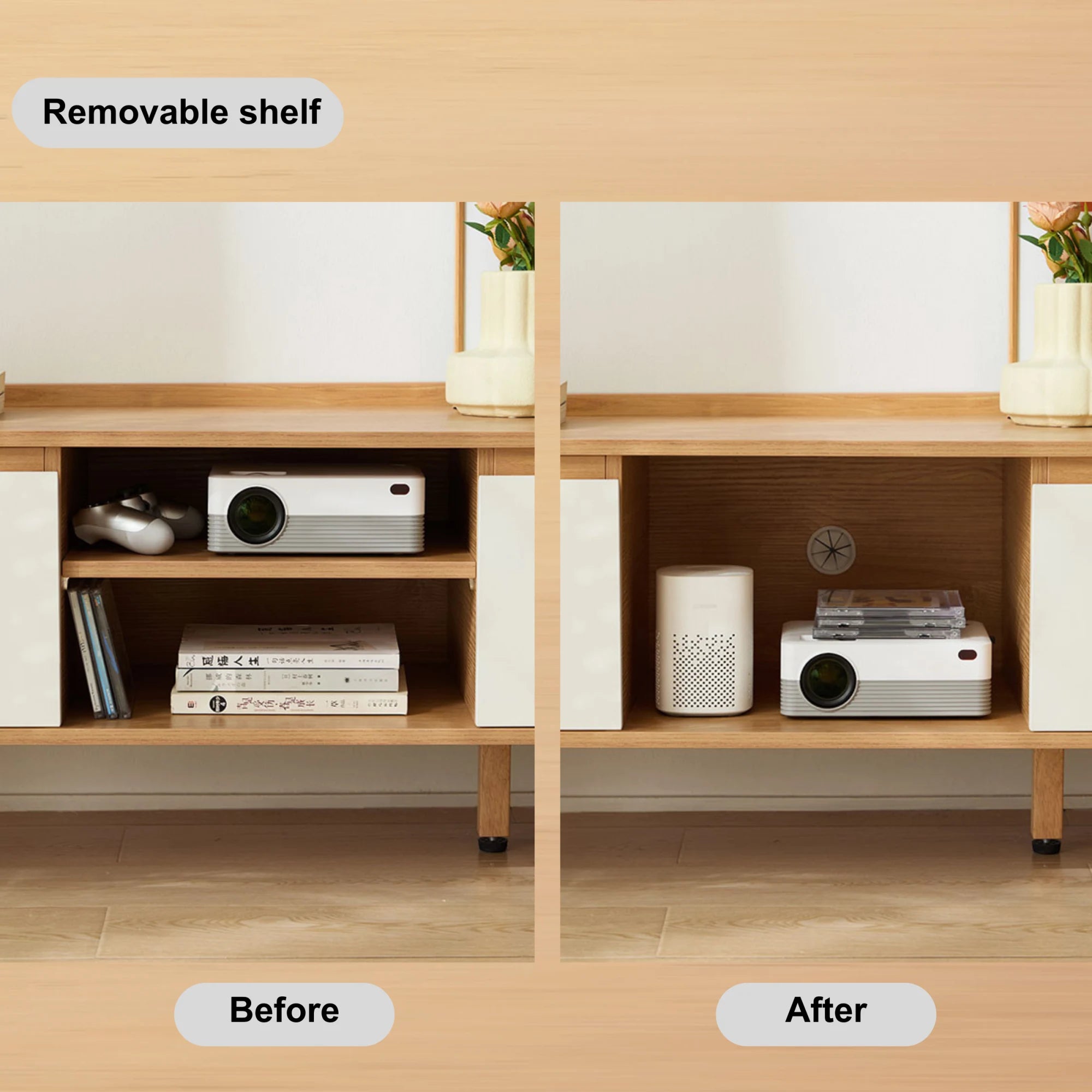 Linspire Karo Entertainment Unit with 3 Cabinets