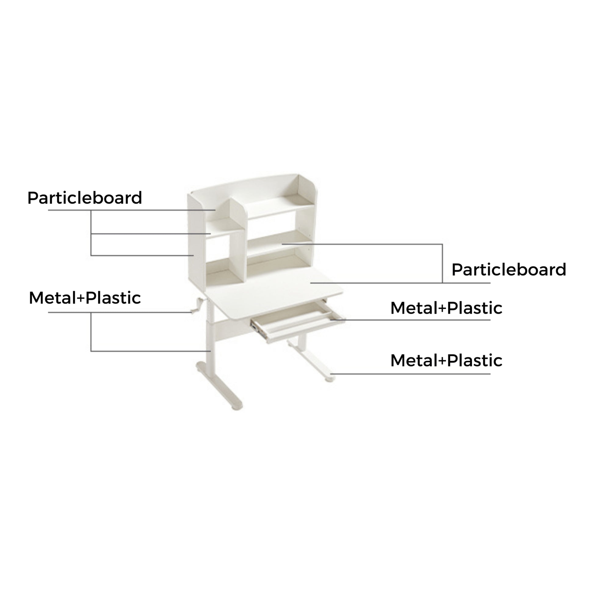 Linspire Lark Kids Study Desk