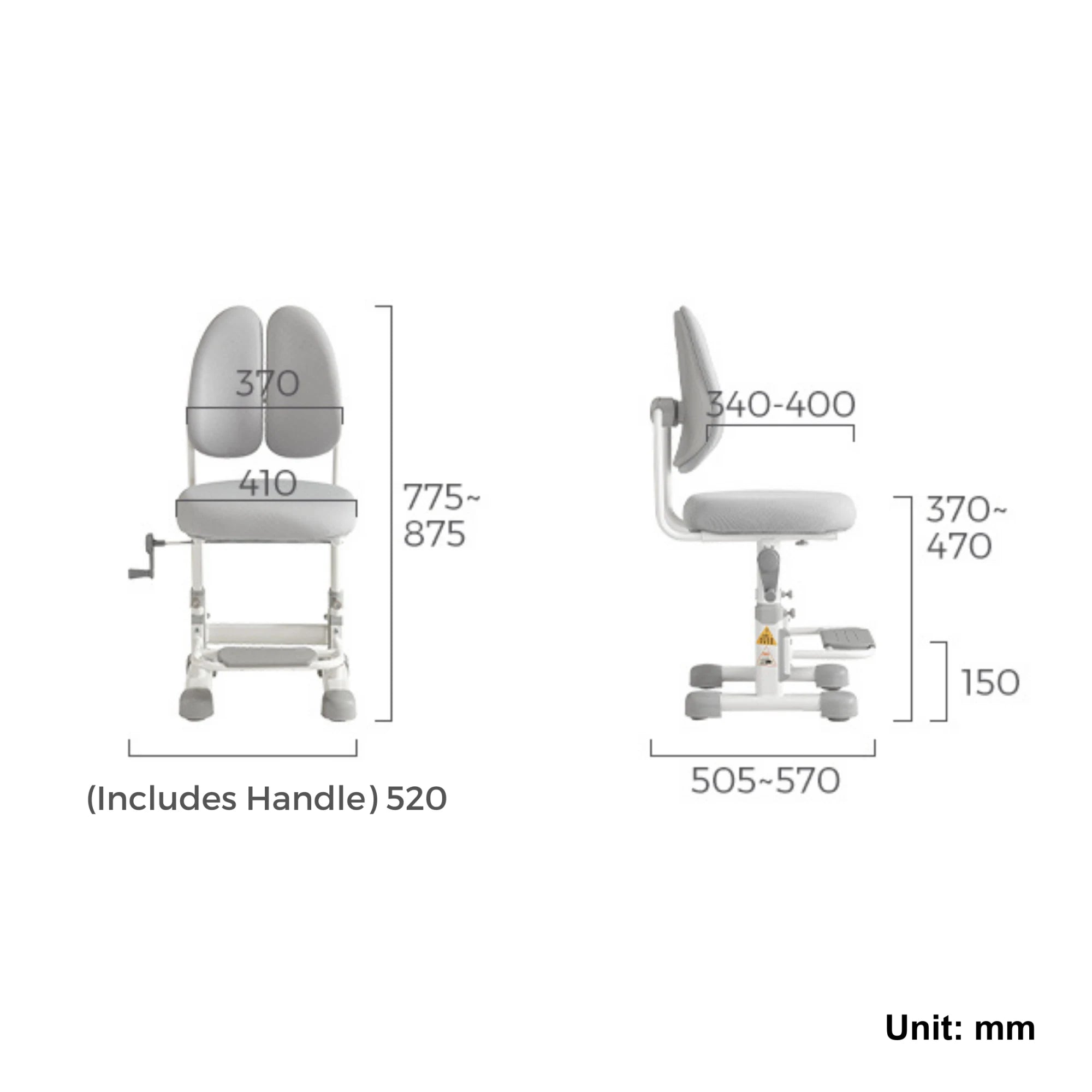 Linspire Lark Kids Study Chair