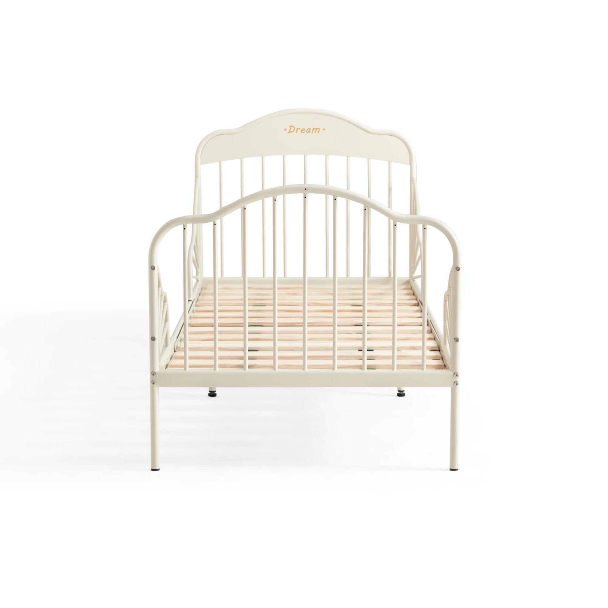 Linspire Lucia Extendable Kids Bed Frame, 81x201cm, Creamy White