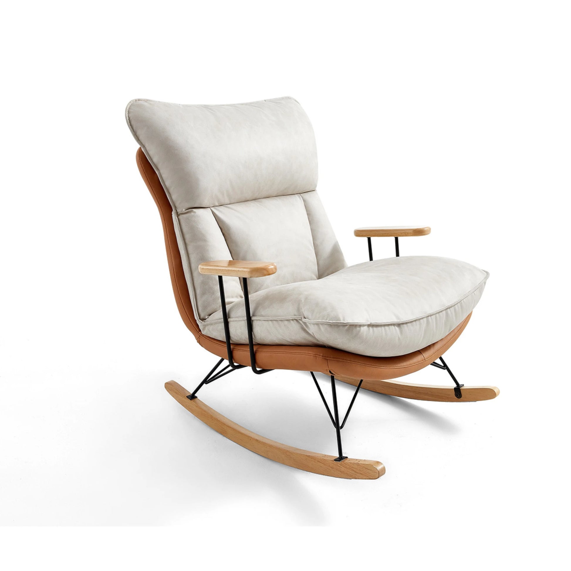 Linspire Lull Solid Wood Rocking Chair