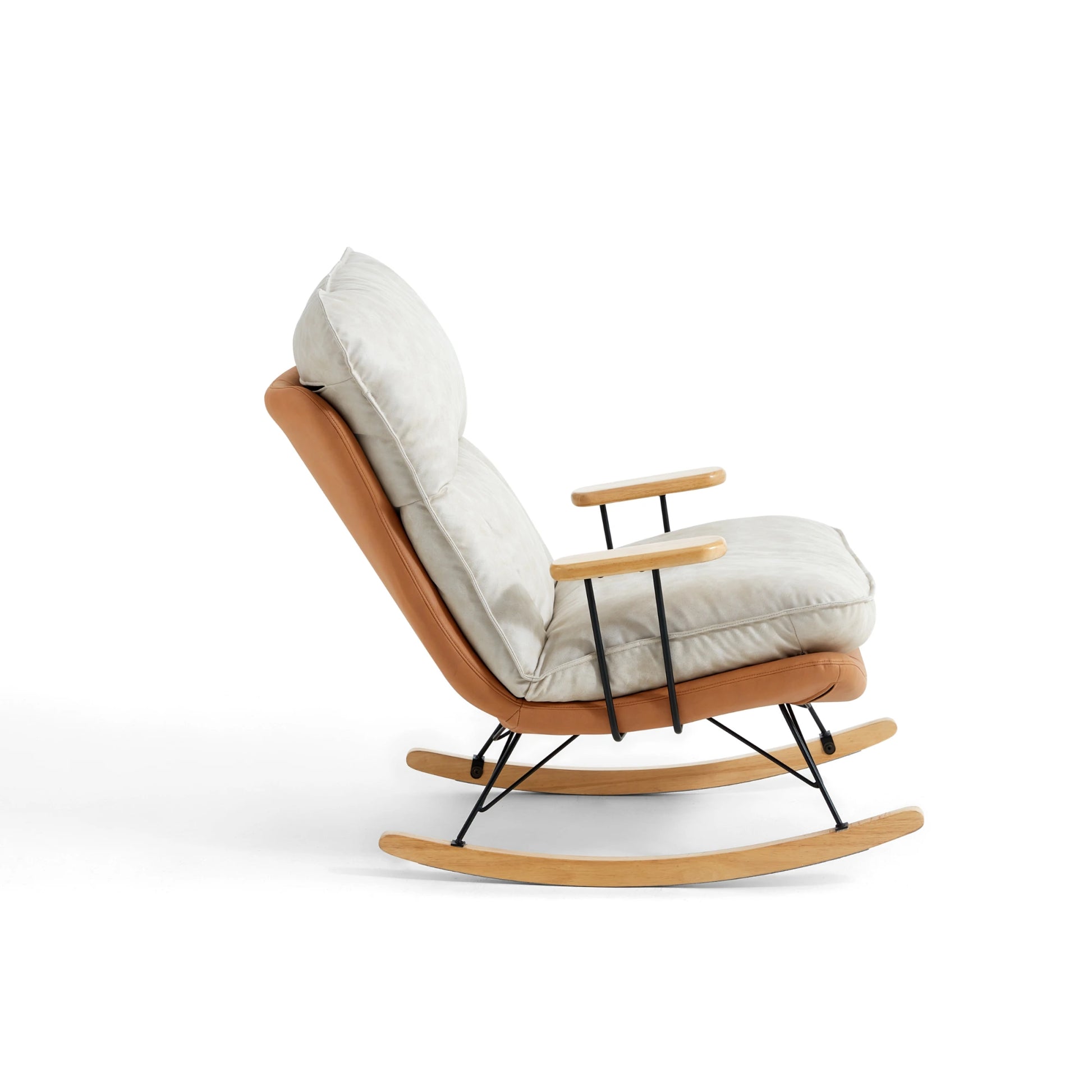 Linspire Lull Solid Wood Rocking Chair