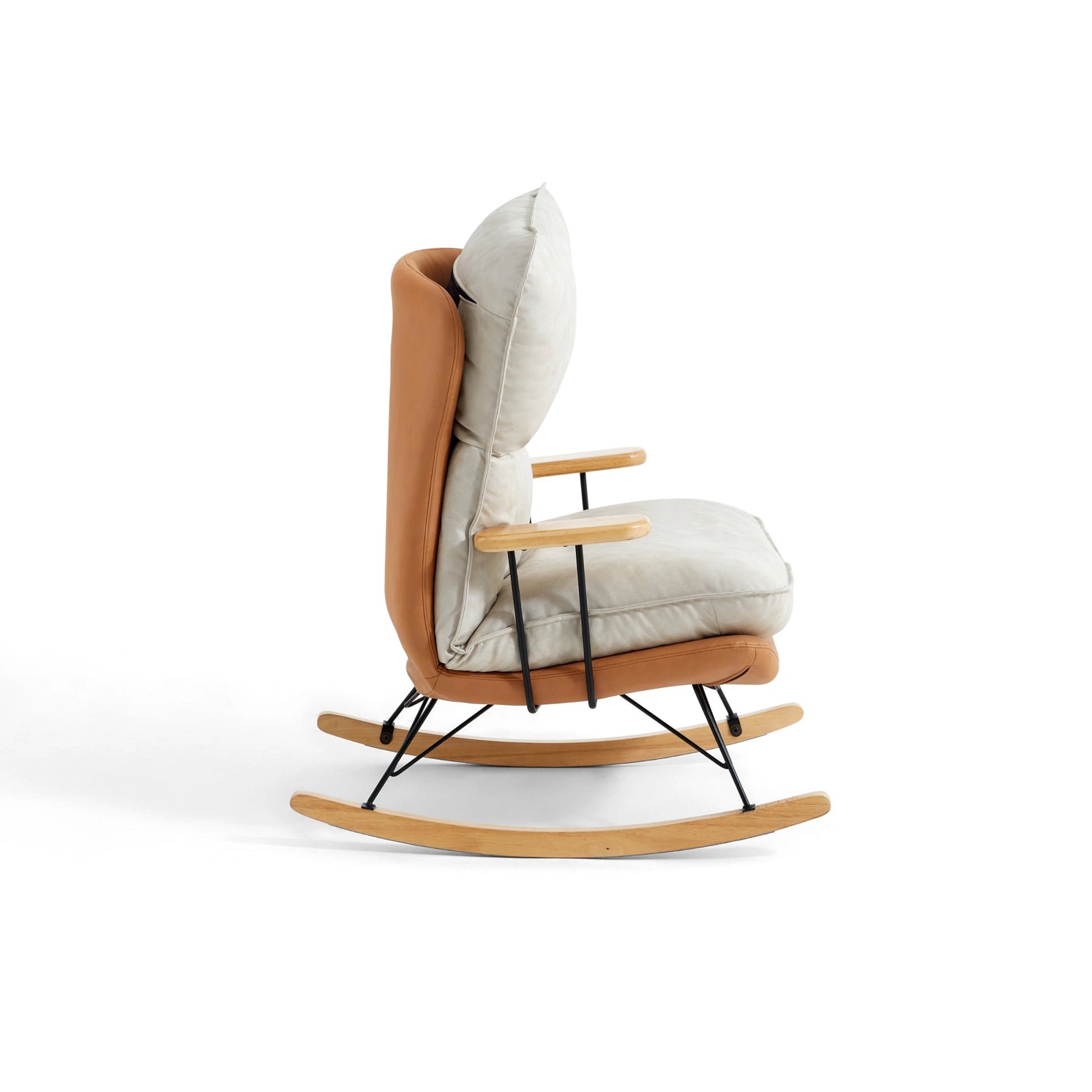 Linspire Lull Solid Wood Rocking Chair