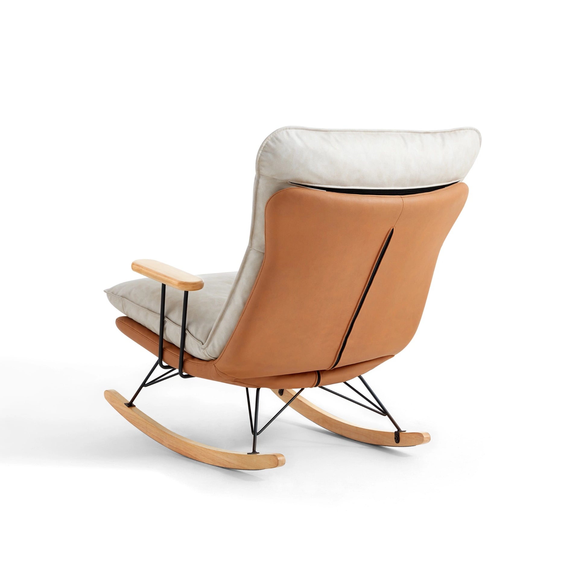 Linspire Lull Solid Wood Rocking Chair
