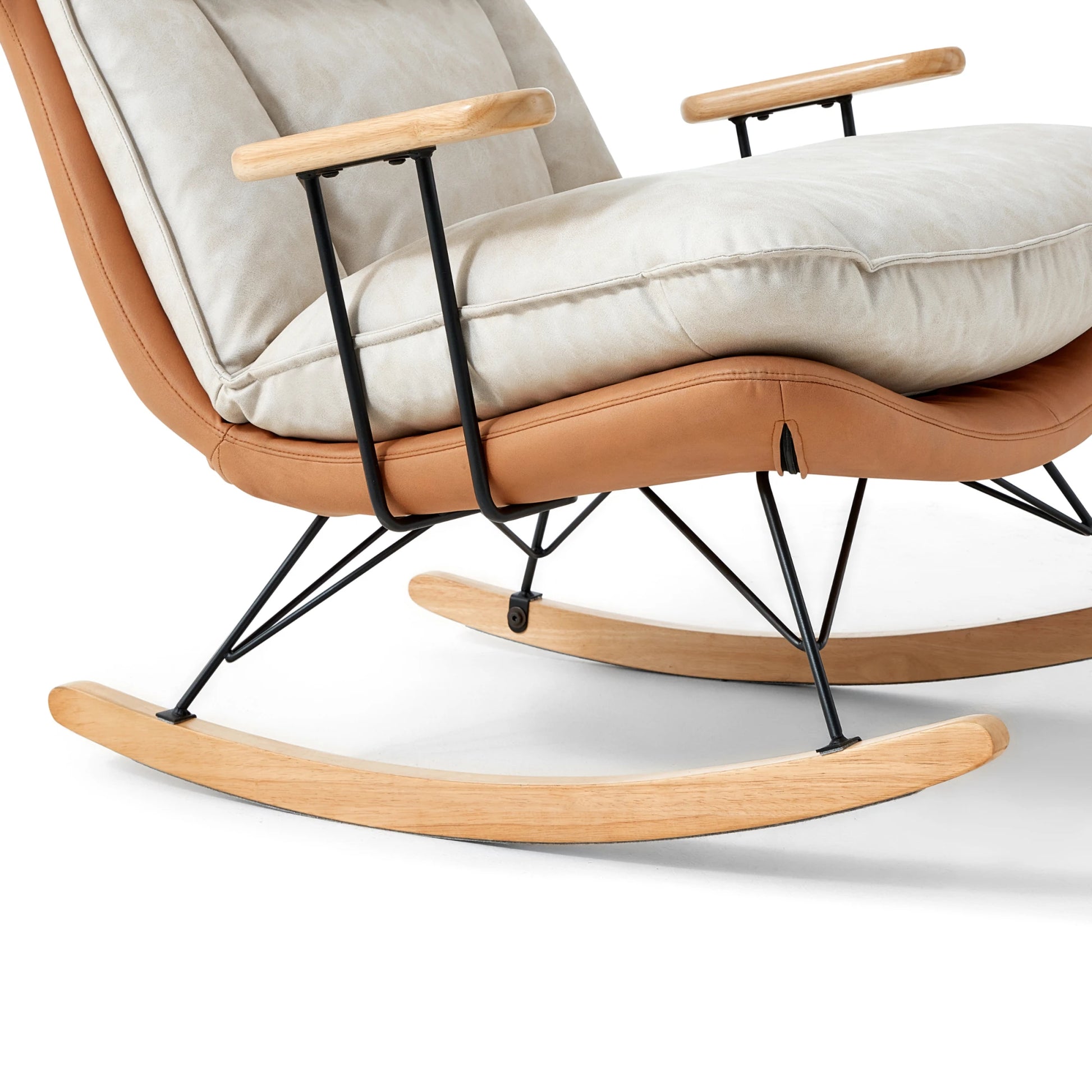 Linspire Lull Solid Wood Rocking Chair