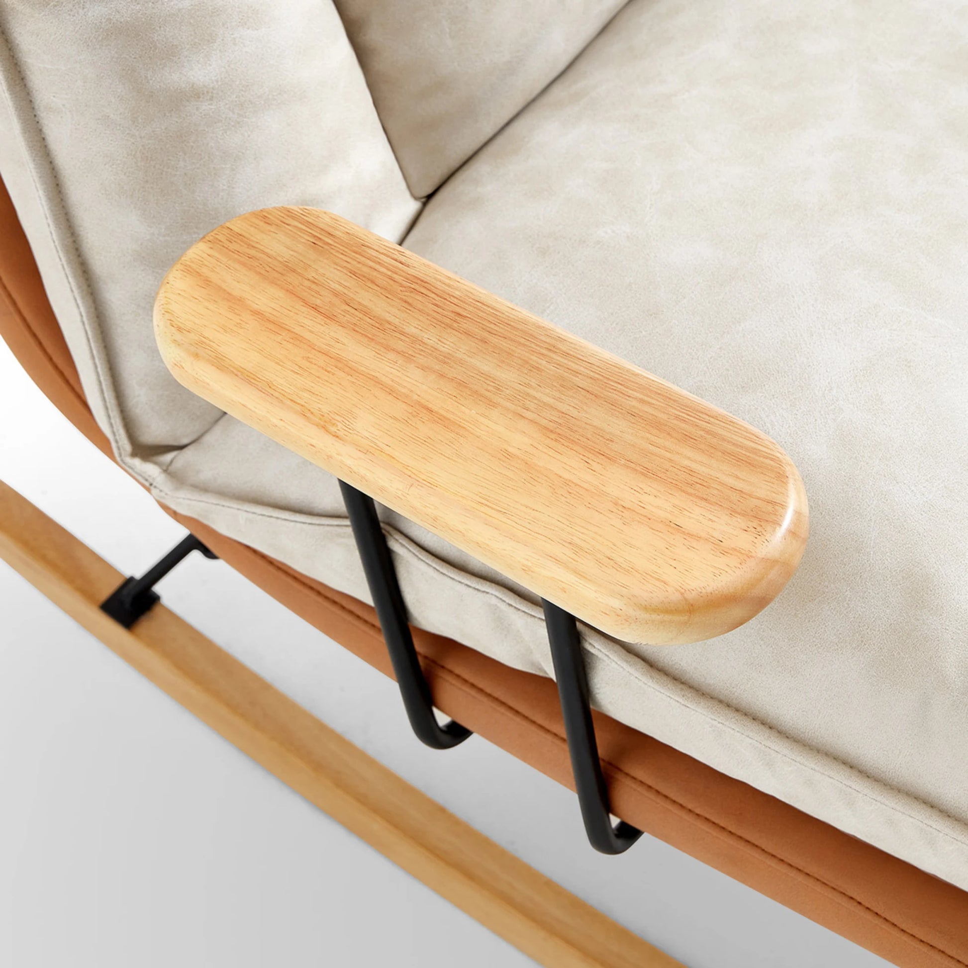 Linspire Lull Solid Wood Rocking Chair