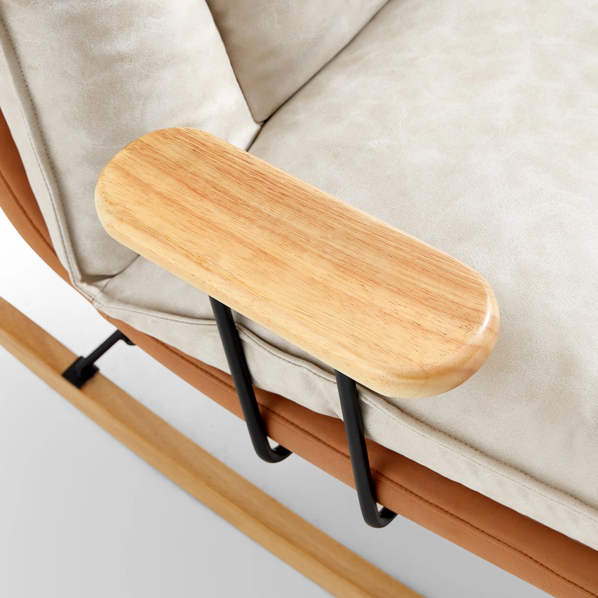 Linspire Lull Solid Wood Rocking Chair