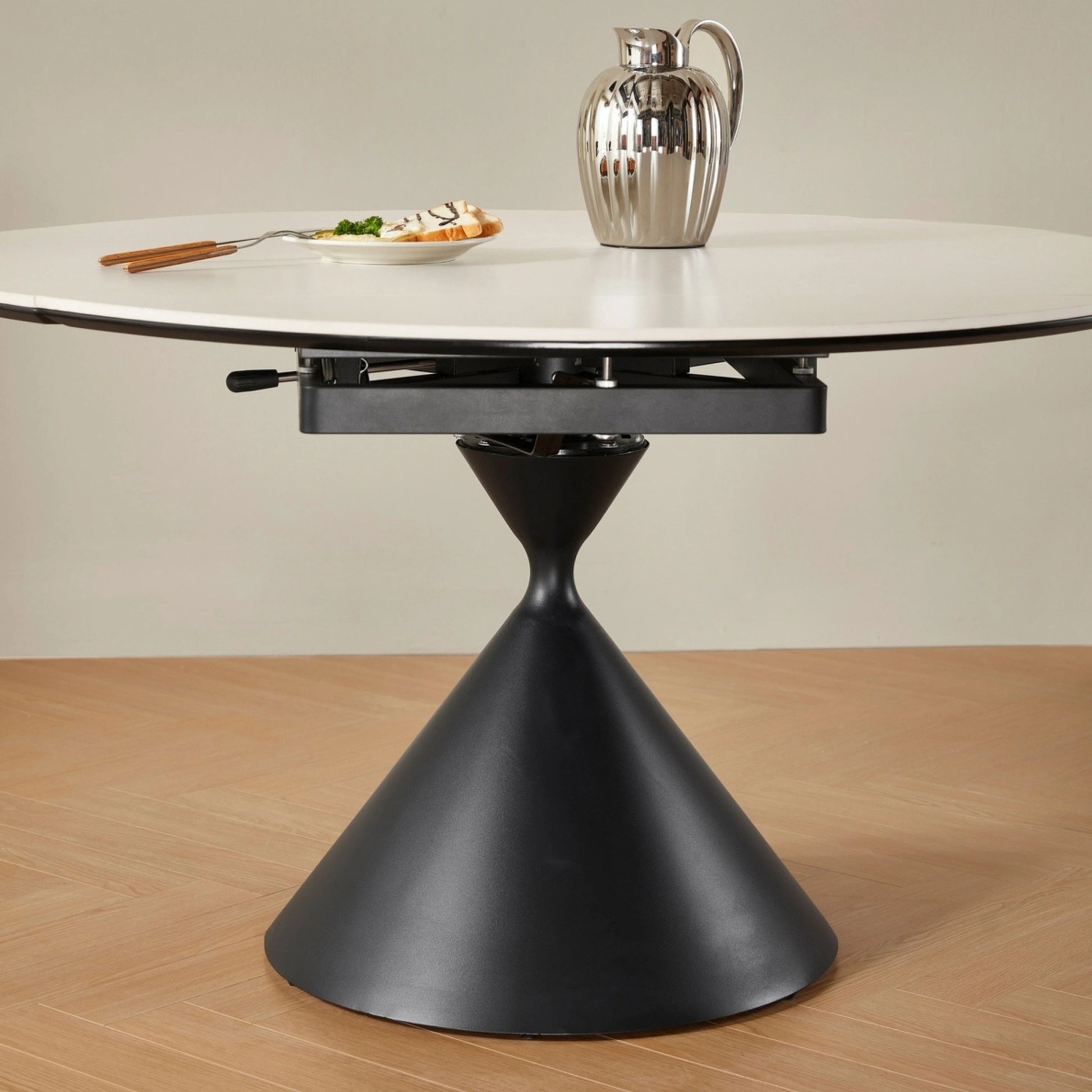 Linspire Moti Dining Table with Sintered Stone Rotating Top