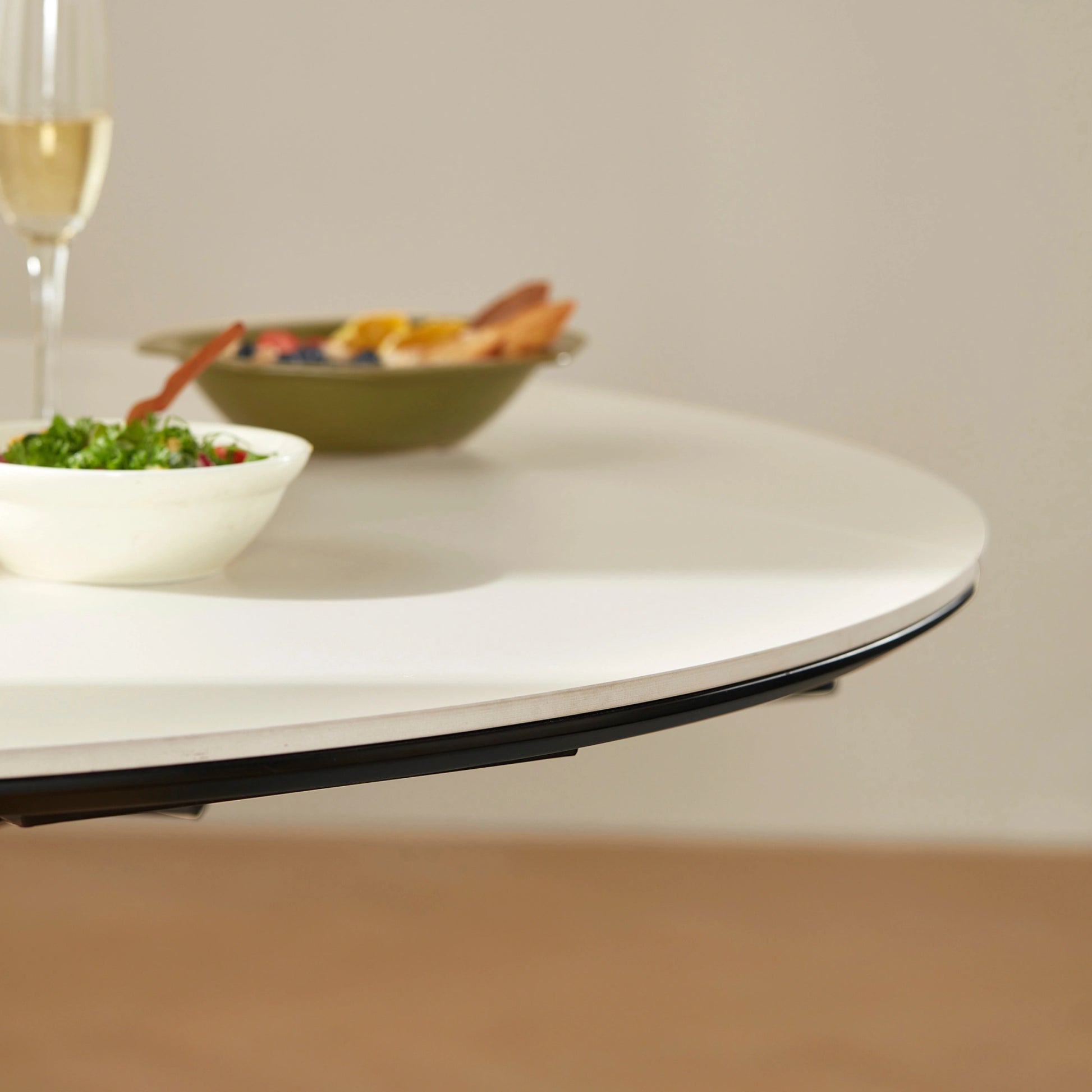 Linspire Moti Dining Table with Sintered Stone Rotating Top