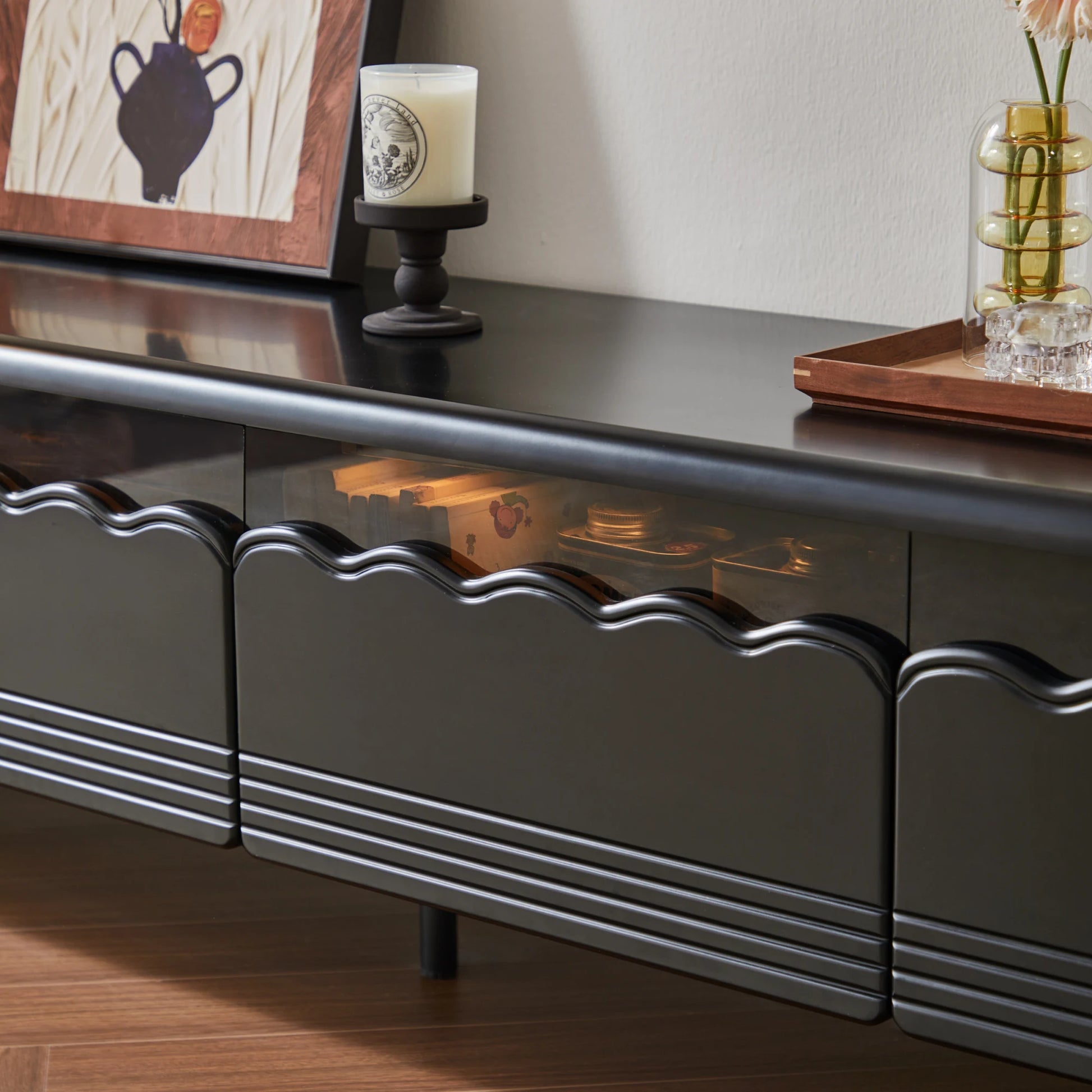 Linspire Moti Entertainment Unit with 4 Drawers