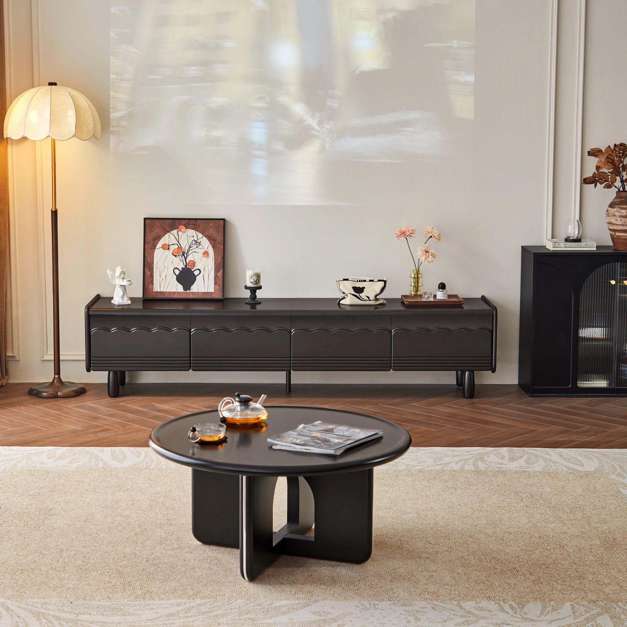 Linspire Moti Entertainment Unit with 4 Drawers