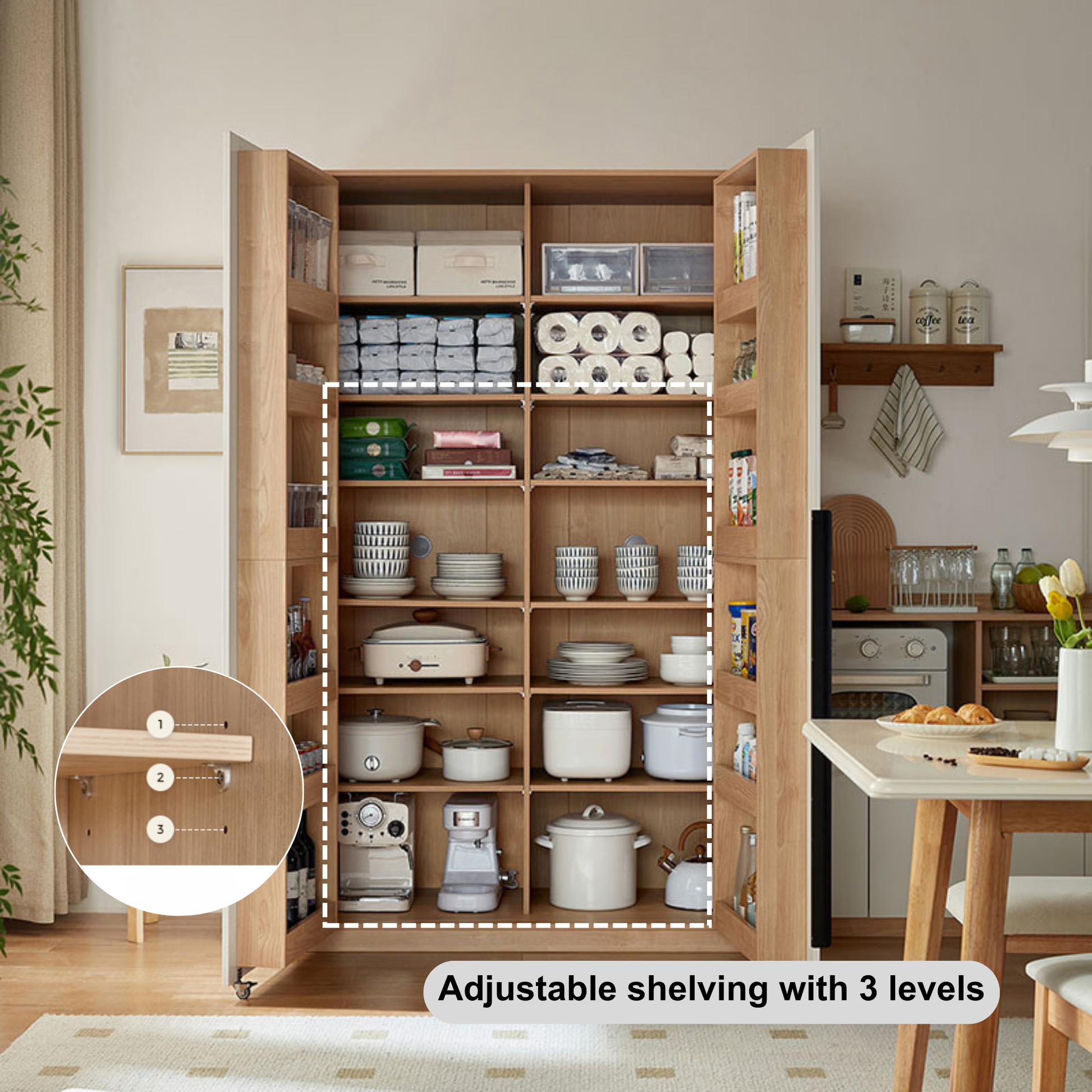 Linspire Noble Kitchen Pantry, W120cm