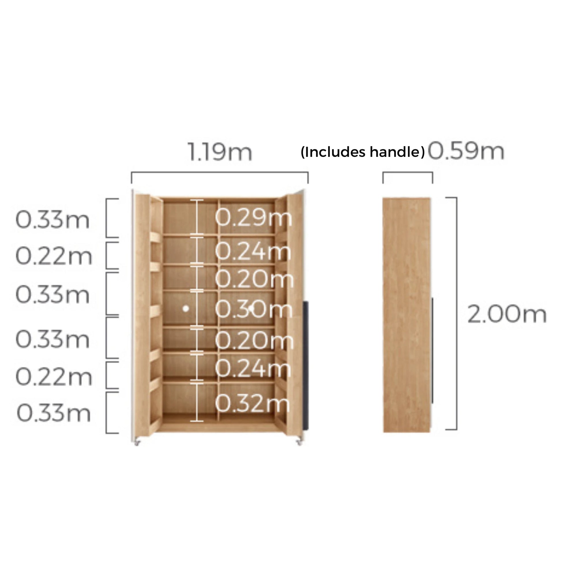 Linspire Noble Kitchen Pantry, W120cm