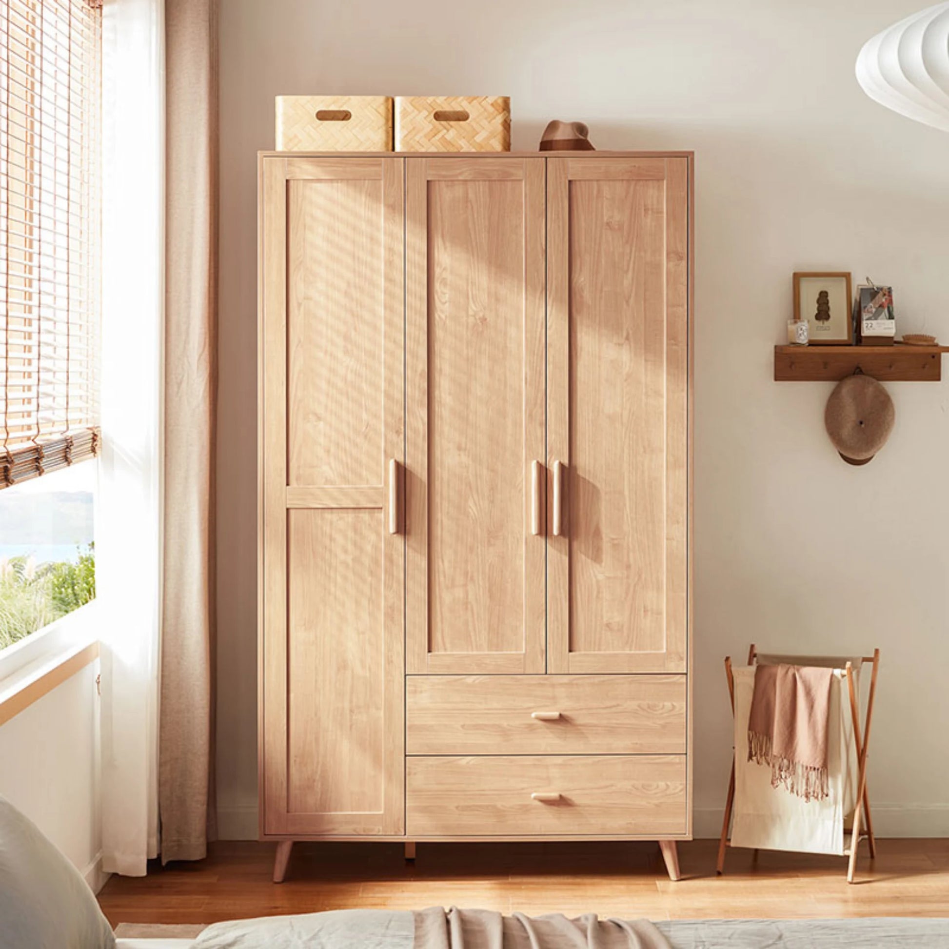 Linspire Noble 3-Doors Wardrobe with 2 Drawers
