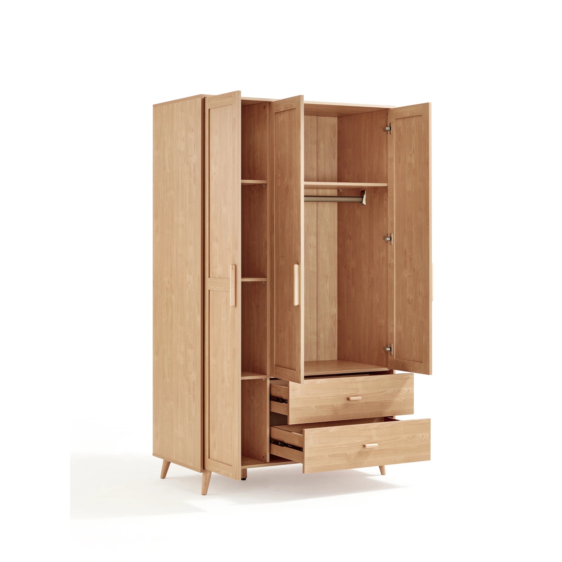 Linspire Noble 3-Doors Wardrobe with 2 Drawers