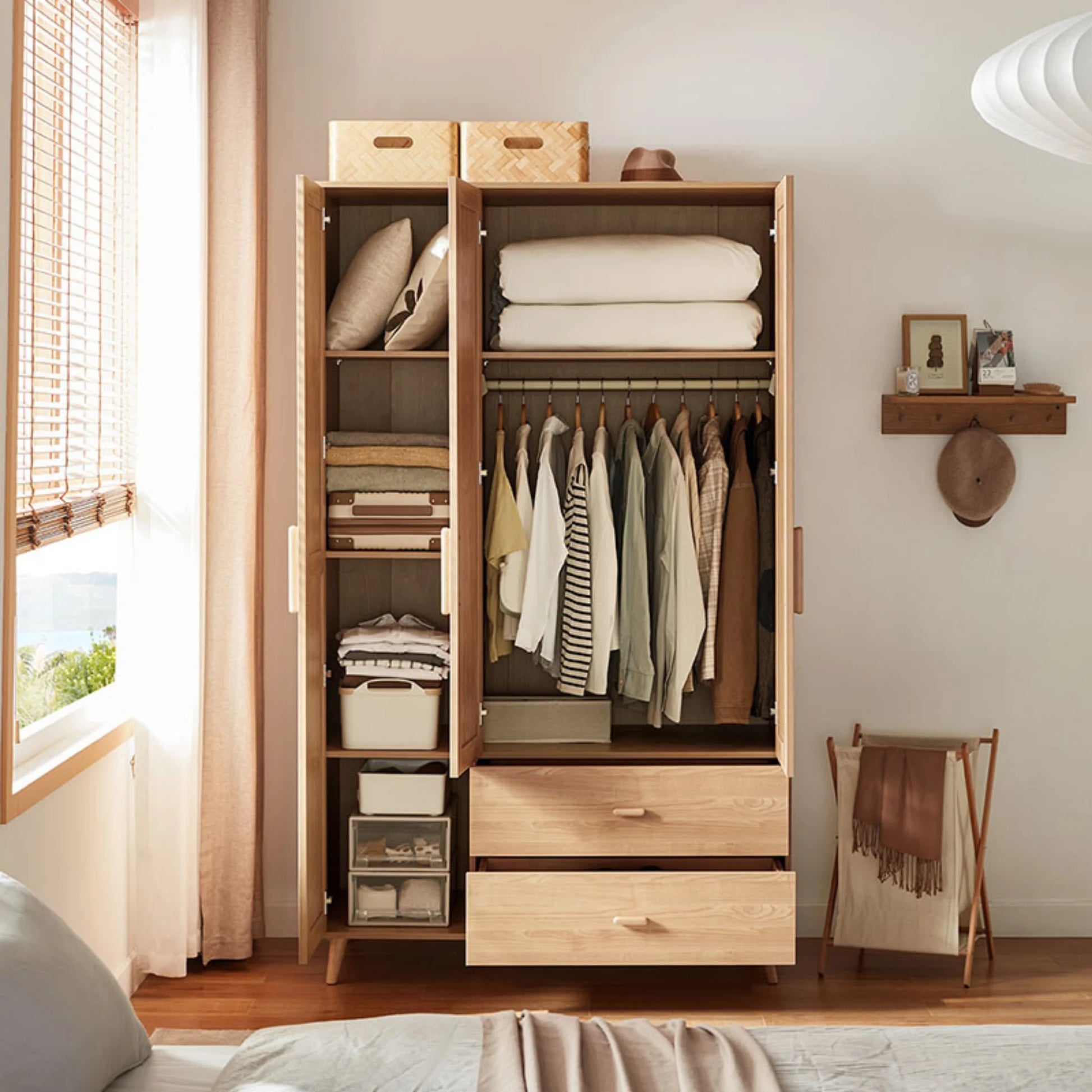 Linspire Noble 3-Doors Wardrobe with 2 Drawers