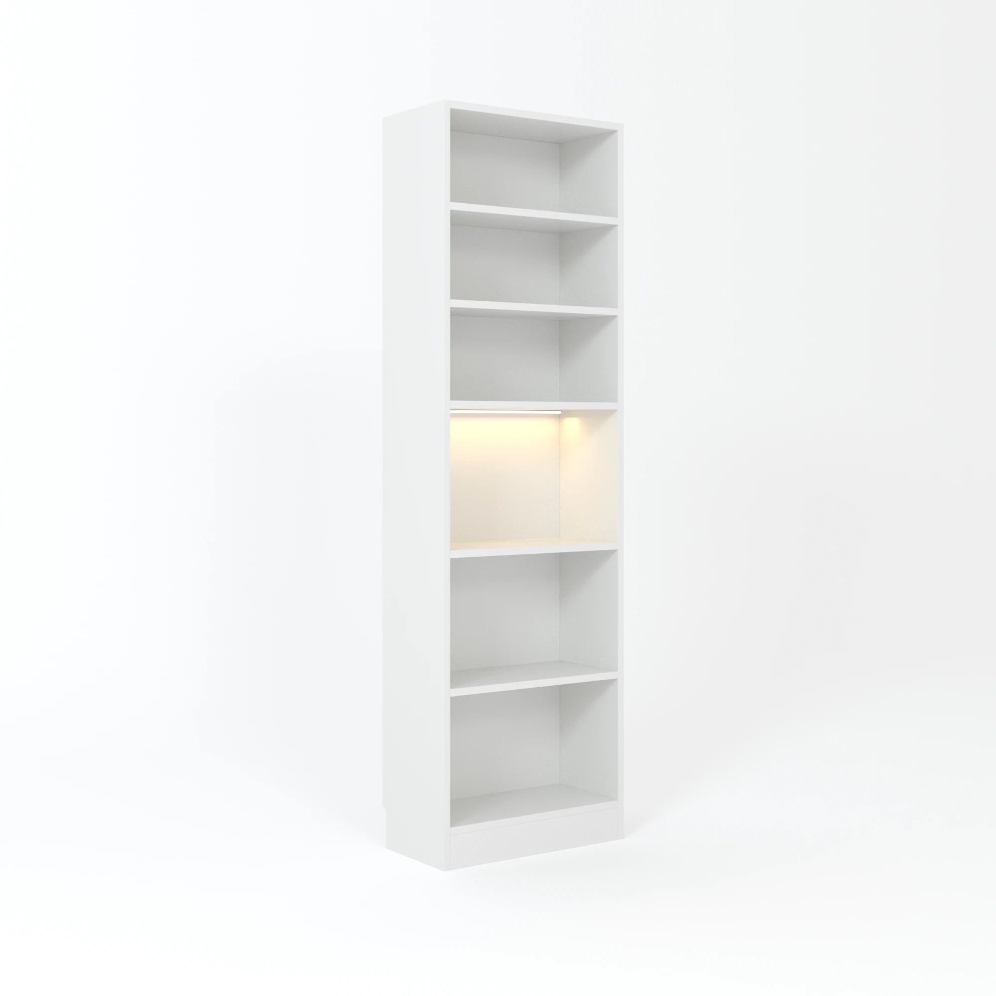 Loft Kiri Bookcase, W60cm, White