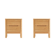 Solidwood Norway 2PCS Bedside Table Set A