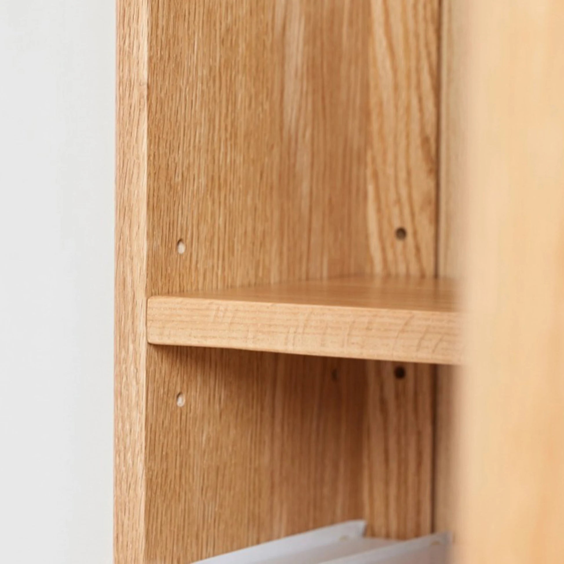Solidwood Pittsburgh Corner Bookcase, 55x55x180cm, Natural Wood
