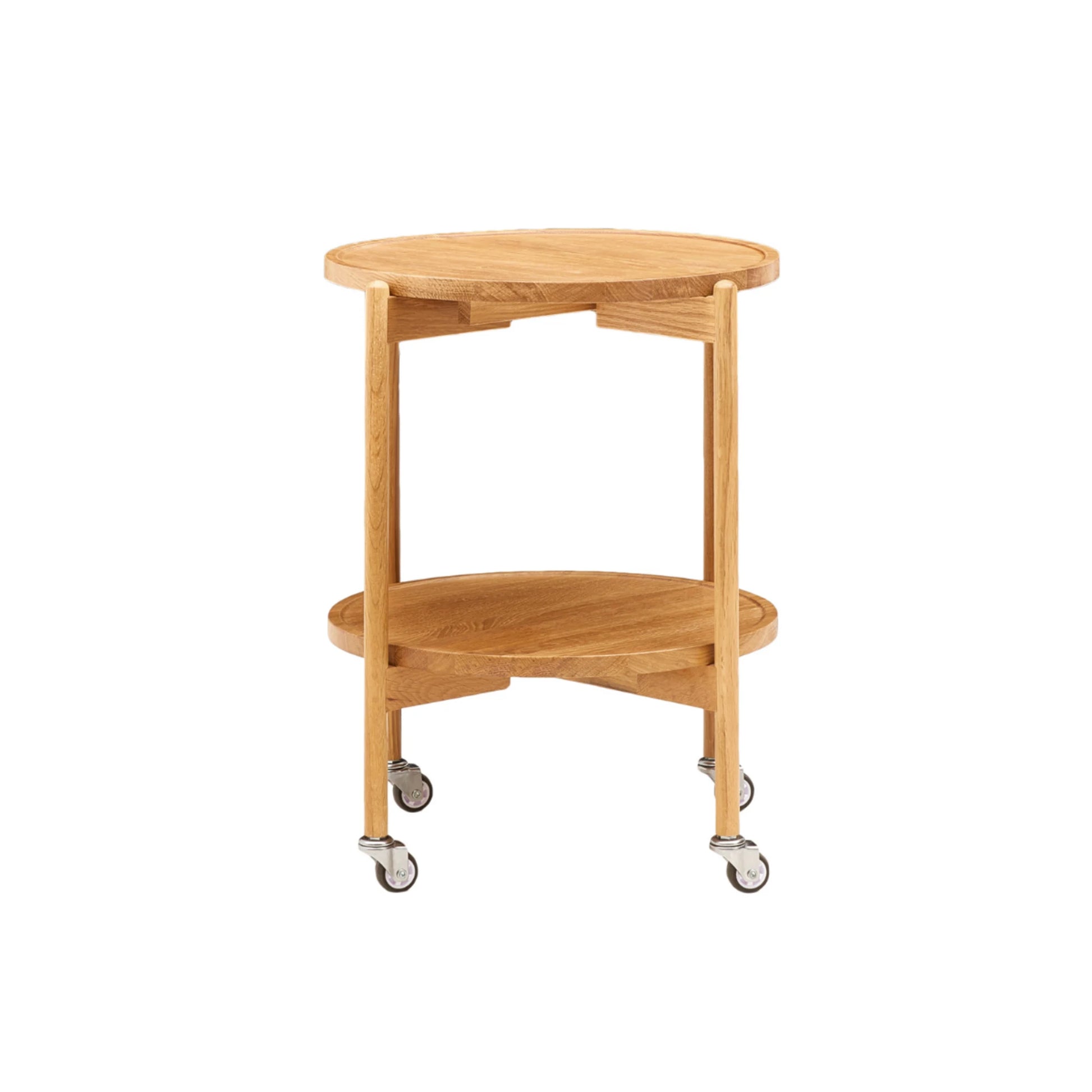 Solidwood Santa Rosa Side Table with Wheels