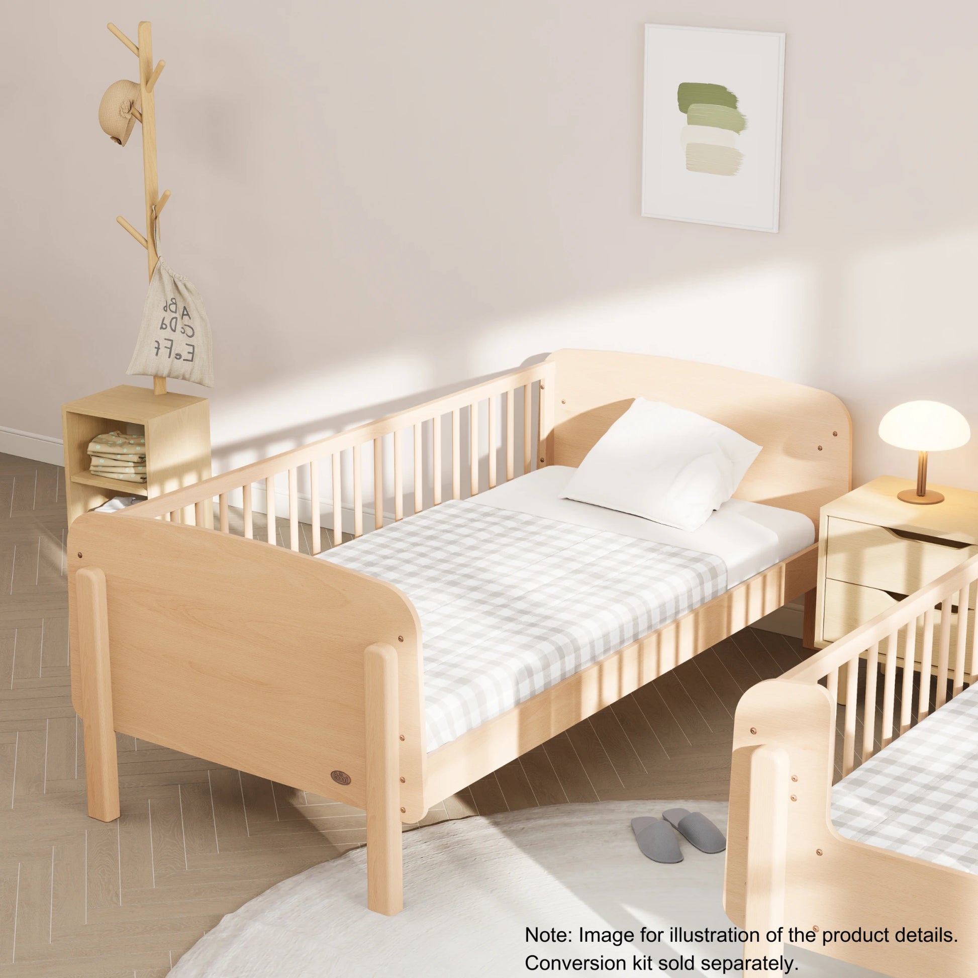 Boori Matilda Kids NZ Single Bunk Bed + Storage Staircase, Beech
