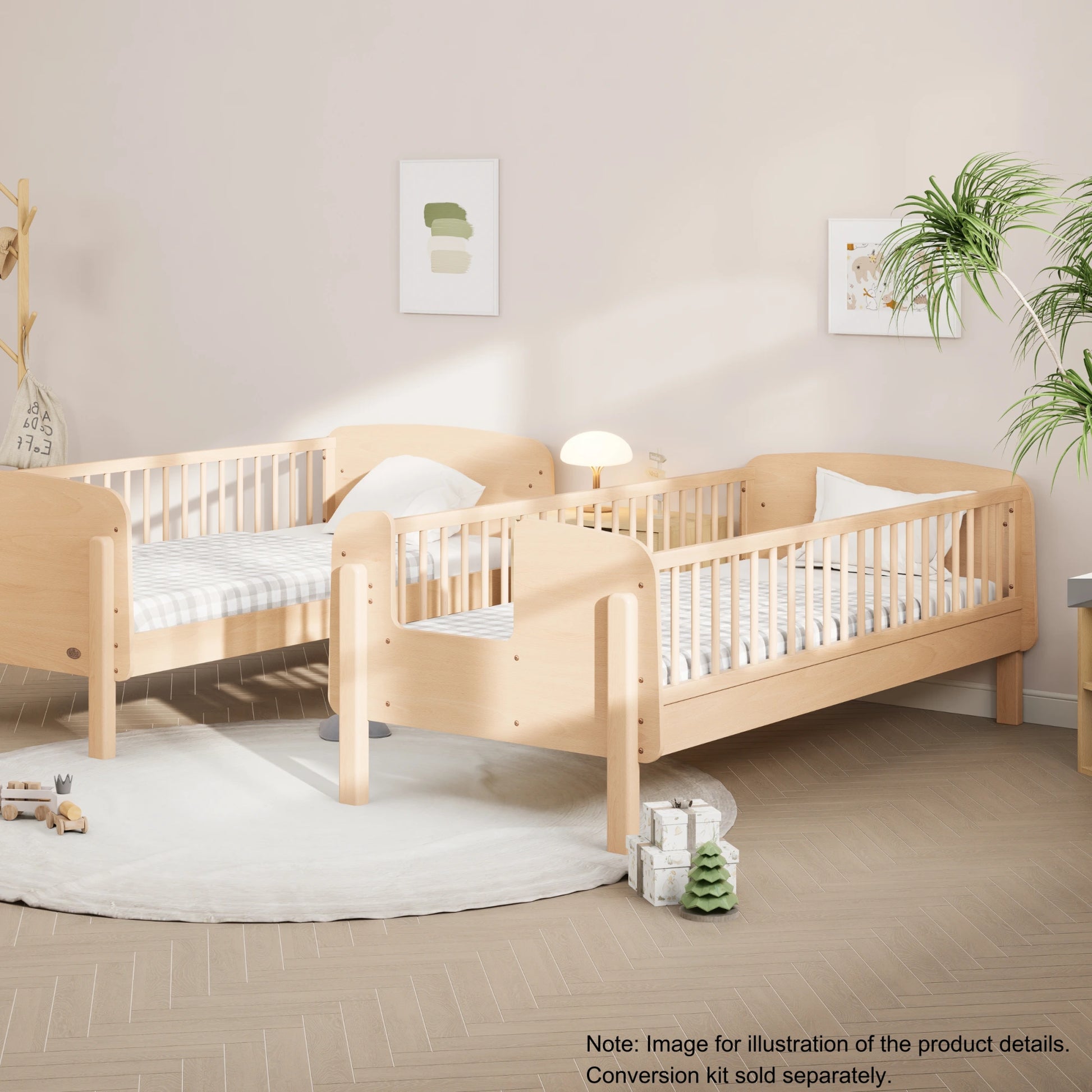 Boori Matilda Kids NZ Single Bunk Bed + Storage Staircase, Beech