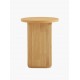 Lifely Tate Ripple Side Table, Natural