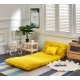 Urbana Japanese Futon Lounge Sofa Bed Yellow 90cm
