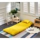 Urbana Japanese Futon Lounge 1-Seater Sofa Bed, 90cm, Yellow