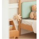 Solidwood Ayla Queen Bed Frame, 158x210CM, Blue