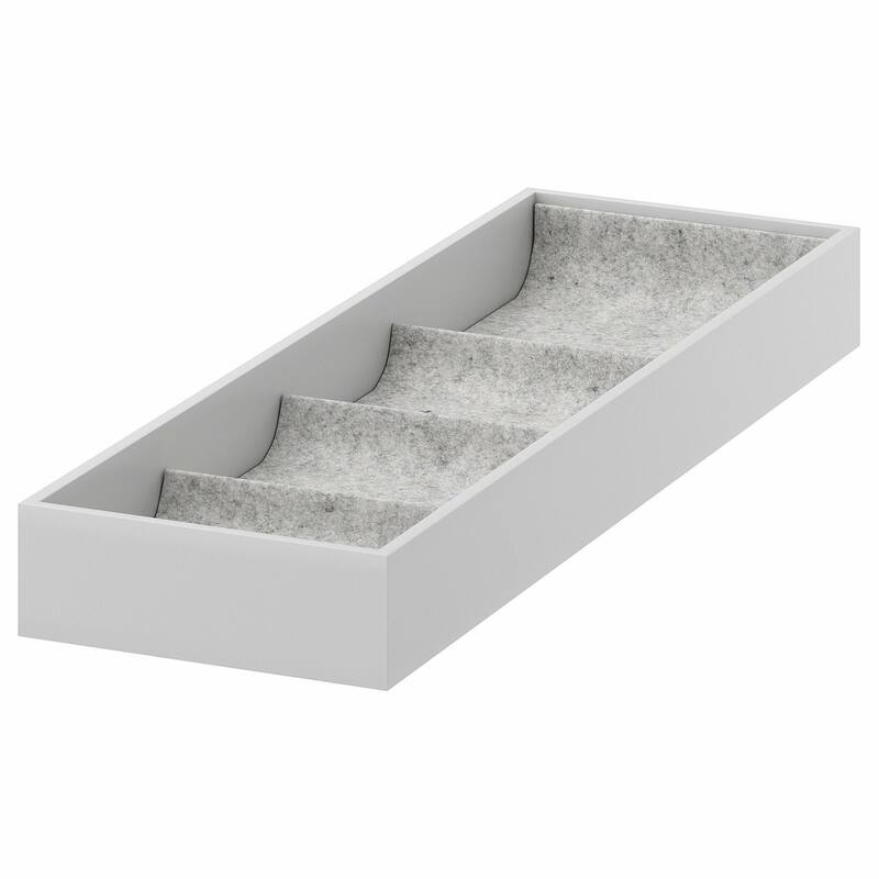 KOMPLEMENT Pull-out tray with divider, white/light gray, 291/2x227/8 - IKEA