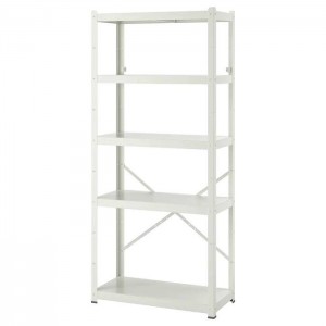 IKEA BROR Shelving Unit, 85x40x190 cm, White