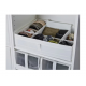 IKEA SKUBB Box with compartments 44x34x11cm White