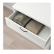IKEA SONGESAND Chest of 3 drawers 82x81cm White