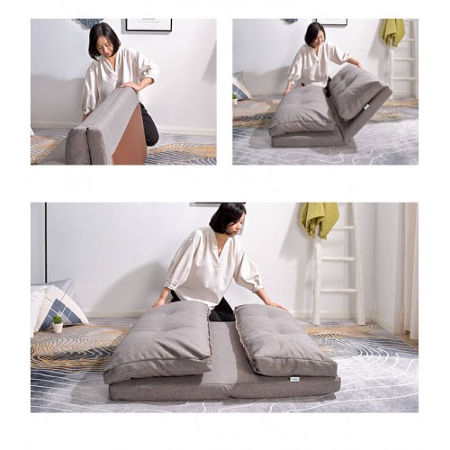 Urbana Japanese Futon Lounge Sofa Bed Grey 180cm