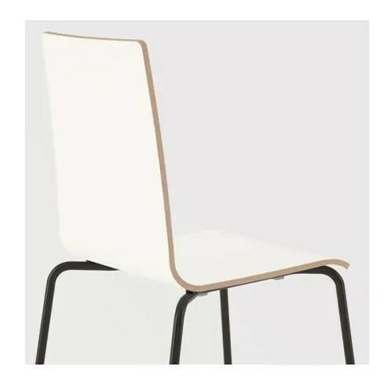 moord paradijs geeuwen IKEA MARTIN Chair, Black, White | Dining Chair | Urban Sales