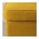 IKEA STRANDMON Footstool, Skiftebo yellow
