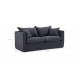 Lifely Lorne Sofa 3 Seater, Charcoal