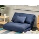 Urbana Japanese Futon Lounge 1-Seater Sofa Bed, 90cm, Blue