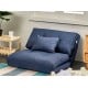 Urbana Japanese Futon Lounge Sofa Bed Blue 90cm