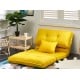 Urbana Japanese Futon Lounge Sofa Bed Yellow 90cm