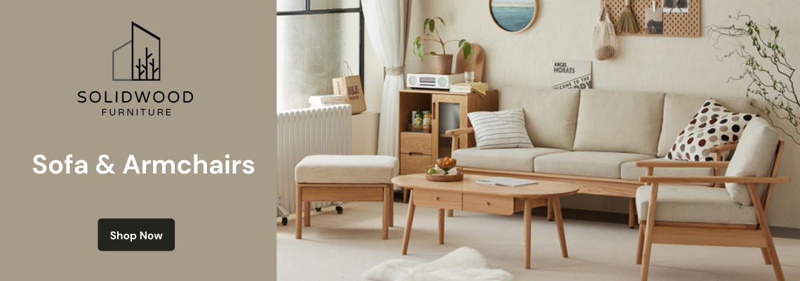 Solidwood sofa & armchairs