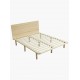 Lifely Cali Wooden Bed Frame, Natural, King Single 208x117x95 cm