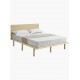 Lifely Cali Wooden Bed Frame, Natural, Super King 193Wx208Lx 95H cm