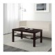 IKEA LACK Coffee table 90x55cm Black-brown